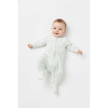 Tiffany Baby Bebek Puffy Love Theme Fermuarlı Patikli Tulum Yeşil 32040