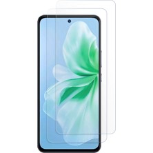 Caseonn Vivo V30 Lite Esnek Ultra Ince Nano Cam Ekran Koruyucu Şeffaf (2 Adet)