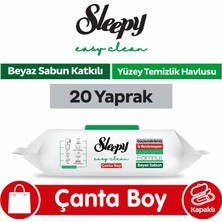 Str Store Easy Clean Beyaz Sabun Katkılı Yüzey Temizlik Havlusu Çanta Boy 20 Yaprak