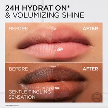 Str Store Plump Ambition Hyaluron Lip Oil Besleyici ve Nemlendirici Dudak Parlatıcısı - 101 Cristal Clear