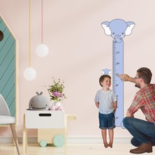 Str Store Fil Karakterli Çocuk Boy Cetveli – Oyun Odası Için Sevimli Sticker
