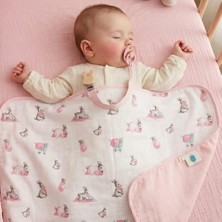 Str Store % 100 Pamuk Müslin Bebek Emzik Askısı – Pembe DCLIP-1012