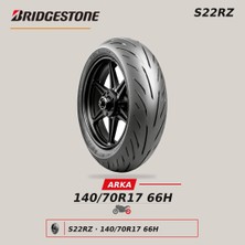 Bridgestone S22RZ 140/70 R17 66H Arka Motosiklet Lastiği (2026)
