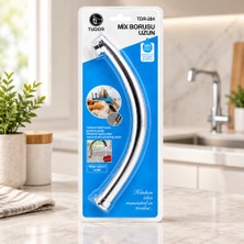 Str Store Uzun Mix Batarya Borusu (Evye ve Lavabo) - Krom Süzgeçli Uç