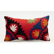 Kilim Wholesale Suzani Kumaştan Yapılmış Kırlent Kılıfı, 30X50 cm