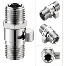EstoreBox Sunup SN-38122 Metal Çift Dişli Ayarlanabilir Akış Vanası