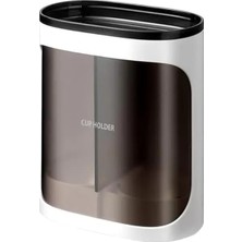 EstoreBox Sunup SN-27108 Kendinden Yapışkanlı Çiftli Plastik - Karton Bardak Dispenseri