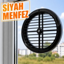 Cina Max Doğalgaz Menfezi Siyah Kalorifer ve Kombi Havalandırma Menfezi Plastik Havalandırma Izgarası