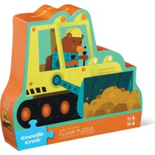 Crocodile Creek Dekoratif Puzzle - 36 Parça - Busy Builders