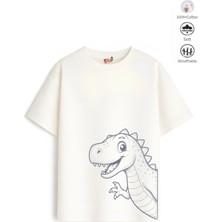 Belya Kids Wear Erkek Çocuk Oversize Kalıp Belya Kids Tasarım B2 Pamuklu Tişört