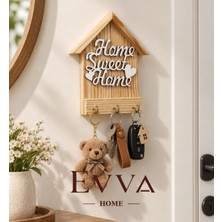 🏡 Home Sweet Home Mini Ahşap Anahtarlık Askılığı