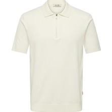 Only & Sons Onswyler Regular Fit Yarım Fermuarlı Polo Yaka T Shirt Erkek Polo Yaka T Shirt 22028606