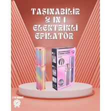 Bin1çeşit Paslanmaz Çelik Bıçaklı USB Epilatör – Kaş, Üst Dudak ve Çene Tüy Temizleyici