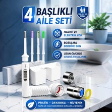 GH15 4 Başlıklı Manuel Ağız Duşu – Askılıklı, Şarjsız, Haznesiz ve Musluk Bağlantılı Tasarım

