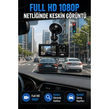 Str Store Araç Içi Kayıt Kamerası 1080P Full Hd Wifi Destekli Ön ve Arka Kameralı Araç Kamerası