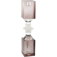 Mikasa Moor Mor Beyaz Kristal Mumluk 6X36CM