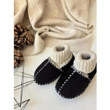 Panfilia %100 Kuzu Derisi Bebek Panduf / Kız Erkek Unisex Bebek Bot / Ayakkabı / Patik
