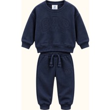 Noble Kids Bebek Nakış Logolu Eşofman Takım Lacivert