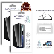 Huawei Mate 90 Pro Max Uyumlu Nano Ekran Koruyucu 2 Adet Ultra Ince Esnek Mat Hayalet