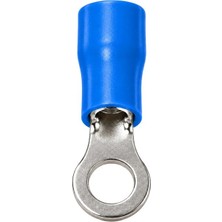 Powermaster PM-39060 1,5-2,5mm2 Kesit 20X6,5X6,5MM Soket Mavi Izoleli Kablo Pabucu (100'LÜ Paket)