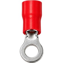 Powermaster PM-39069 0,5-1,5mm2 Kesit 21X8X6MM Soket Kırmızı Izoleli Kablo Pabucu (100'LÜ Paket)