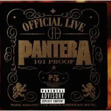 Plak İstasyonu (Müzik CD Sidir - Plak Değildir) CD Pantera Official Live - 101 Proof CD