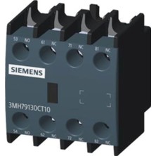 Siemens 3MH7913-0CT10 Sinoplus Ilave Yardımcı Kontak Boy:0-1-2-3-4, 1no+3nc, Önden ( Üstten )