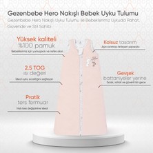 Str Store Hero Nakışlı Bebek Uyku Tulumu (90CM) Bunny 90 cm