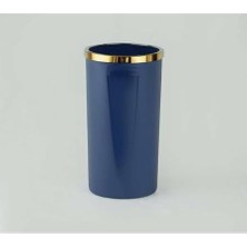 Str Store Lenox 35LT Çöp Kovası-Lacivert/altın