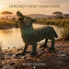 Yumuşak Soft Sesli Vahşi Hayvanlar Dünyası 27 cm - Kurt (Lisinya)