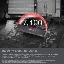 Str Store 500GB Optimus 5100 Nvme SSD - Pcıe 4.0 X4, M.2 2280, 6.600 Mb/s'ye Kadar Okuma Hızı - SDSP51500GAN