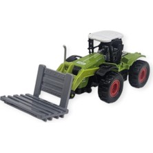 Farm Mini Oyuncak Traktör - 14 cm Forklift Palet Yükleyici Çiftlik Aracı (Lisinya)