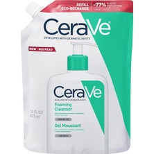 Str Store Cerave Köpüren Temizleyici Seramid Içeren Normal ve Yağlı Ciltler Için Yüz ve Vücut Yeniden Dolum Paketi 473ML