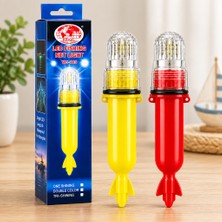 Str Store Pilli 15 LED Balıkçı ve Domuz Feneri - Sinyalli Su Geçirmez Roket Model