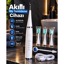 Str Store Elektrikli Diş Temizleme Cihazı 5 Modlu Şarj Edilebilir Hassas ve Güçlü Temizleme Özellikli