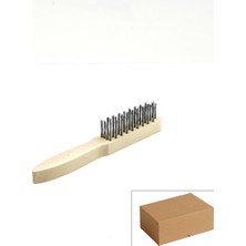 Str Store Ahşap Saplı Metal Tel Fırça