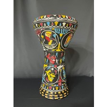 Gawharet El Fan Darbuka Model 3 - Renkli Figürlü