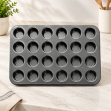 Str Store 24 Bölmeli Metal Muffin Kek Kalıbı
