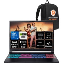Acer Nitro V 16S Intel Core 7 240H Rtx 5060 8gb 85W 128GB Ram 2tb SSD 16" Wuxga (1920X1200) 180Hz Freedos NH.U28EY.001P358 Gaming Laptop + Per4 Çanta
