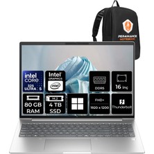 Hp Elitebook 6 G2I Intel Core Ultra 5 325 80GB Ram 4tb SSD 16" Wuxga (1920X1200) IPS WIN11 Pro C77J9AVP467 Taşınabilir Bilgisayar + Per4 Çanta