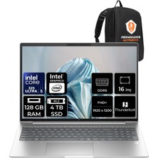 Hp Elitebook 6 G2I Intel Core Ultra 5 325 128GB Ram 4tb SSD 16" Wuxga (1920X1200) IPS Freedos C77J9AVP359 Taşınabilir Bilgisayar + Per4 Çanta