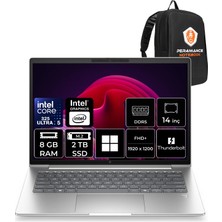Hp Elitebook 6 G2I Intel Core Ultra 5 325 8gb Ram 2tb SSD 14" Wuxga (1920X1200) IPS WIN11 Home C6SL1AVP364 Taşınabilir Bilgisayar + Per4 Çanta