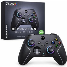 Cosmostech Play x Revolution Unlimited CS-082 2.4g Kablosuz Oyun Kolu – Xbox Series X/s Xbox One Pc Uyumlu Wireless Gamepad Carbon Black