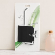Marsilyan Kapaklı Metal Banyo Kağıt Havluluk (Yapışkanlı Montaj)