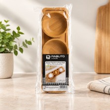 Marsilyan 3 Parça Kare Mini Kase Seti