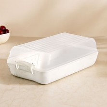 Marsilyan Şeffaf Kapaklı Buzdolabı Organizeri 320X183X103 mm