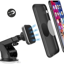 Toyigoo Uzayabilen Vantuzlu Cep Araç Telefon Tutucu Oto Araba Içi Telefon Tutacağı 360 Mıknatıslı Vantuzlu Torpido Cama Yapışan Tutucu