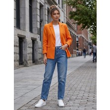 Milestone Turuncu Blazer Ceket