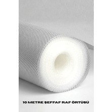 Toyigoo 10 Metre Şeffaf Silikonlu Kaymaz Çekmece Içi Düzenleyici