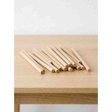 Wood Valley Doğal Ahşap Montessori Ritim ve Eğitim Çubuğu 10MM Çapında 1 Çift (2 Adet)